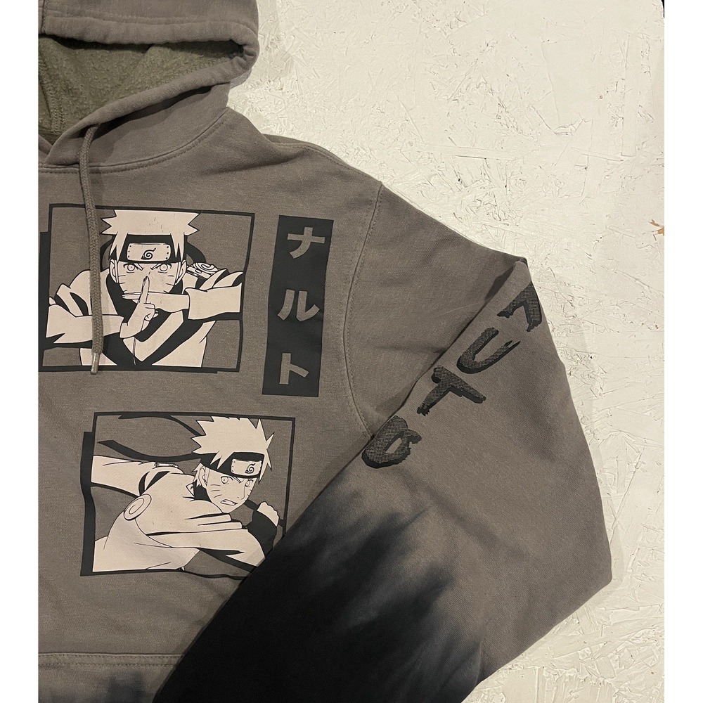 Naruto 2007 Shippuden 2002 Masashi Kishimoto Hoodie‎ Viz Media Small Black Green - Picture 5 of 10